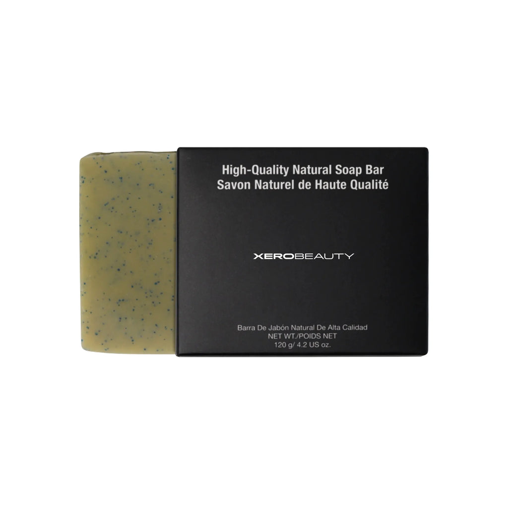 Xero Beauty high-quality natural soap bar with packaging on a white background