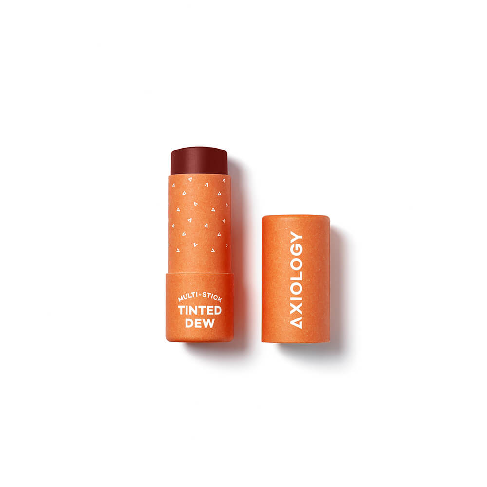 Axiology tinted dew stick on a white background