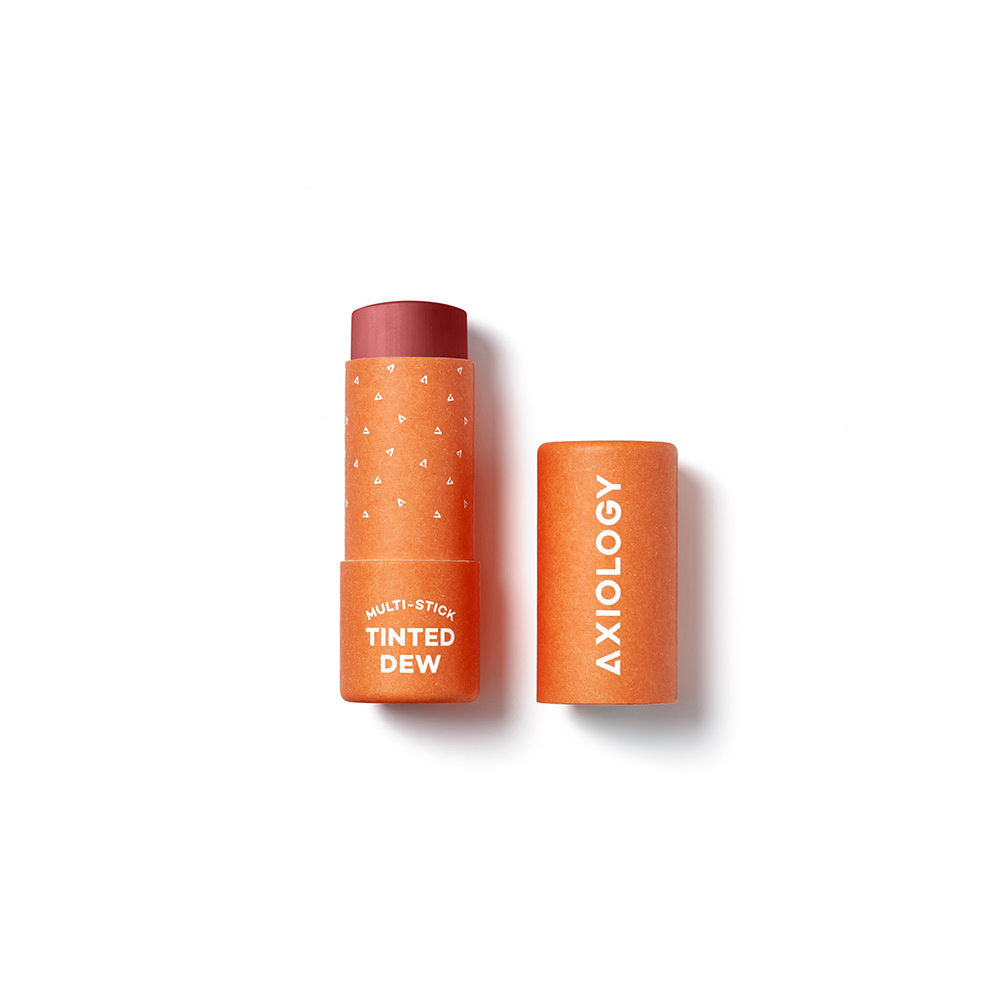 Axiology tinted dew stick on a white background