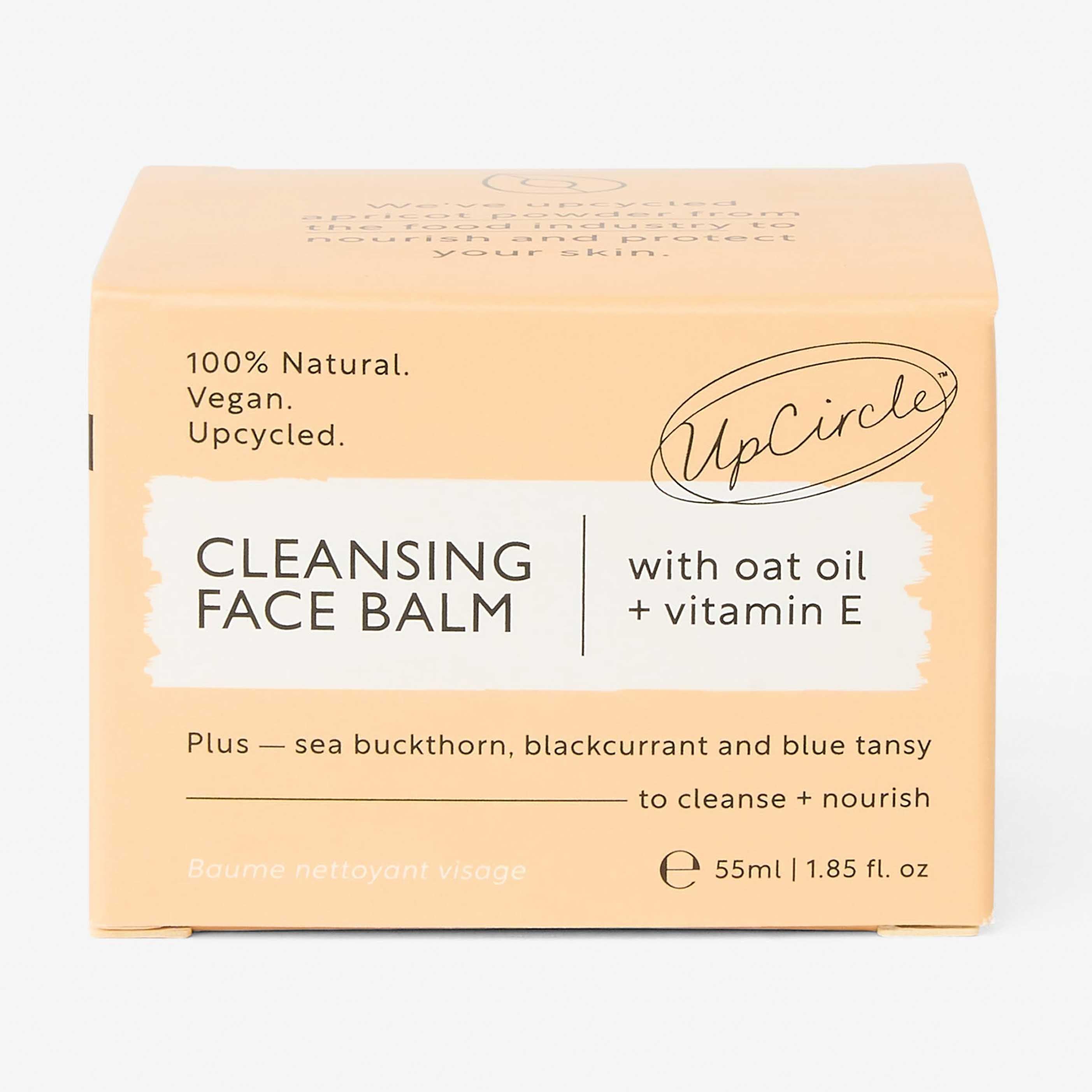 UpCircle cleansing face balm packaging on a white background
