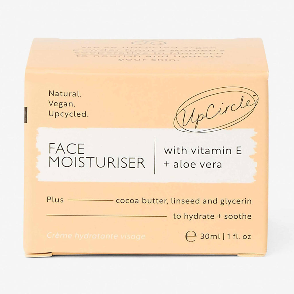UpCircle Face Moisturizer packaging on a white background