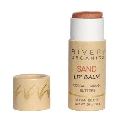 River Organics Sand Lip Balm on a white background