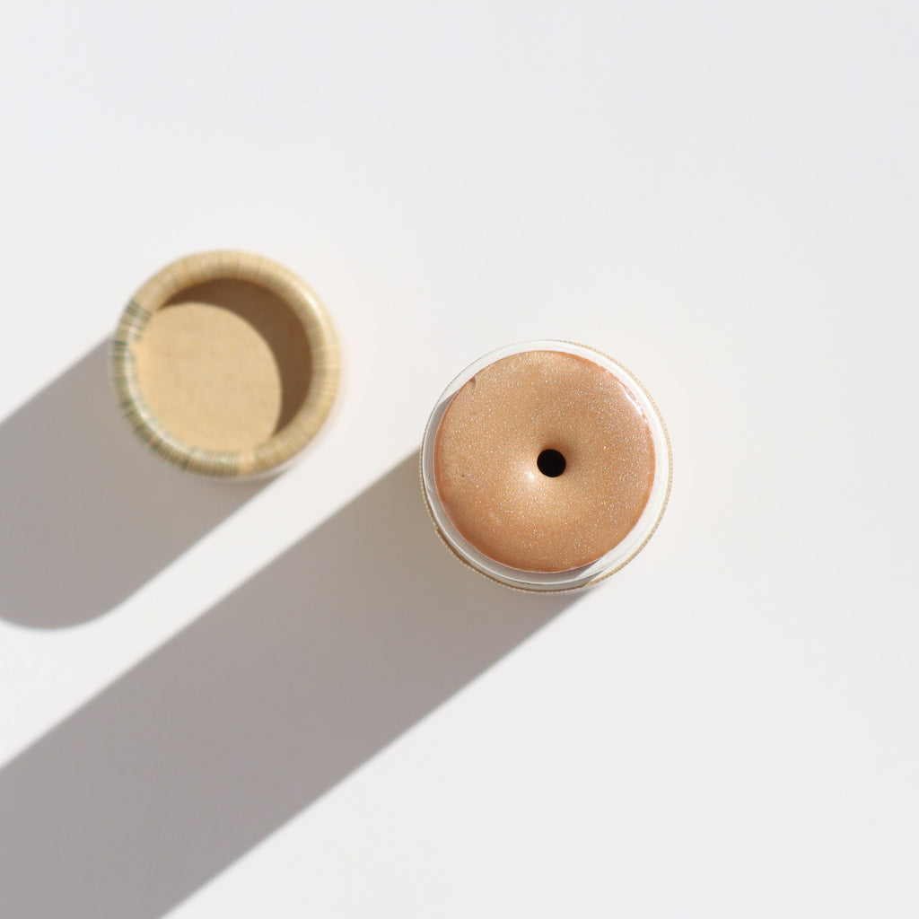 Highlighter stick on a light background