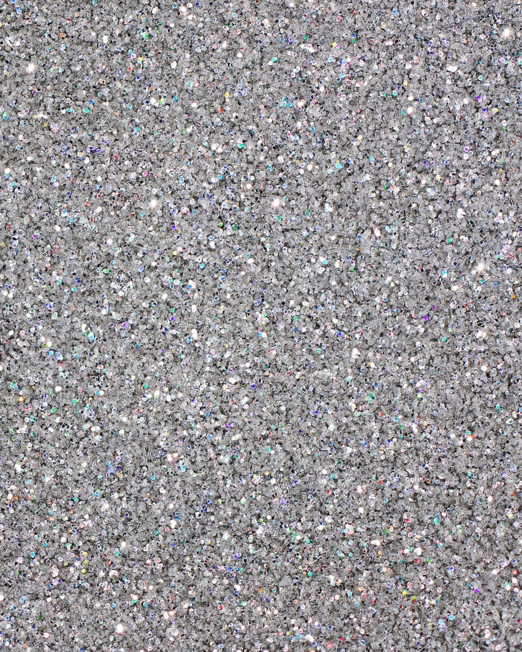 Close-up of silver glittery texture