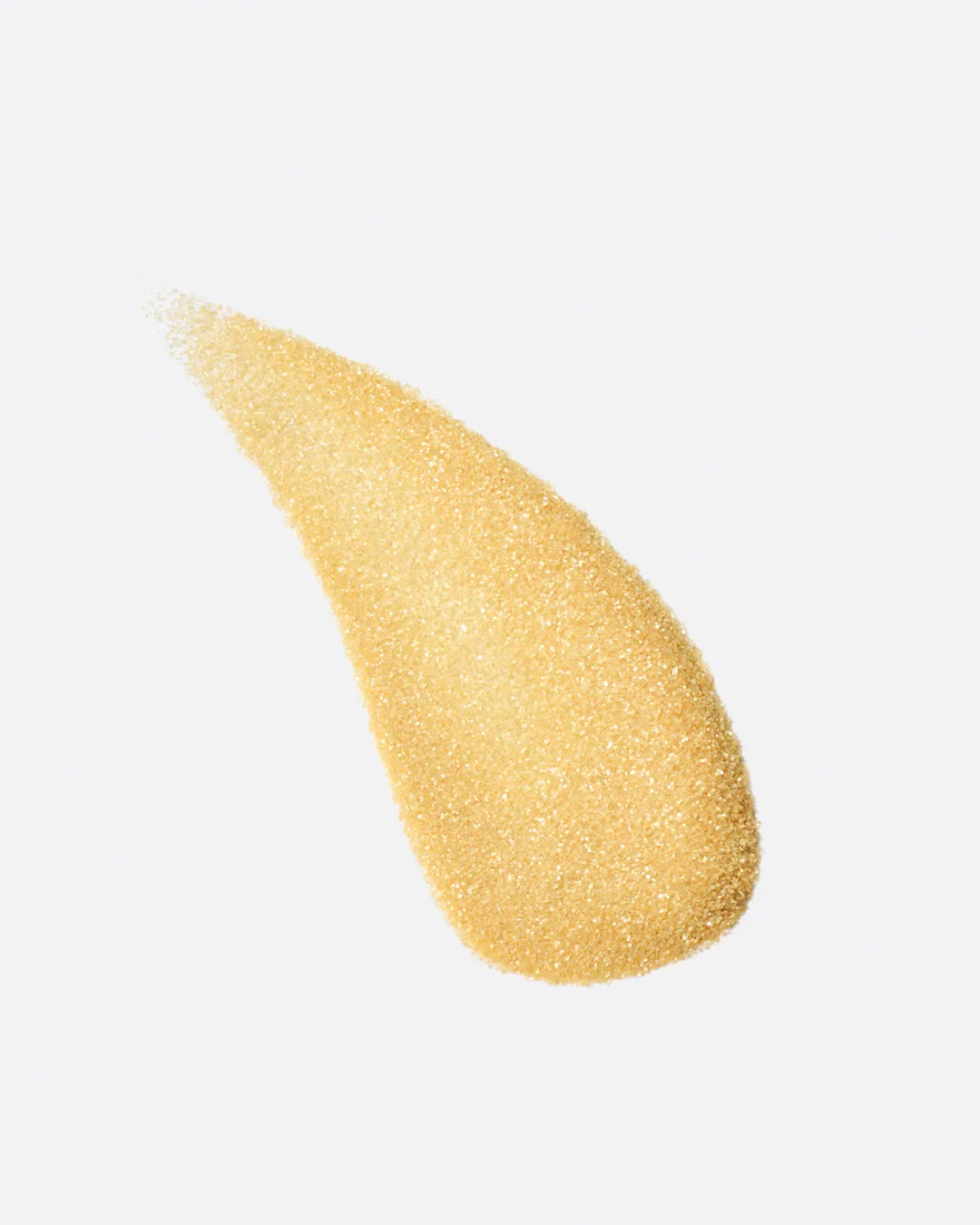 Gold glitter color swatch on a light gray background