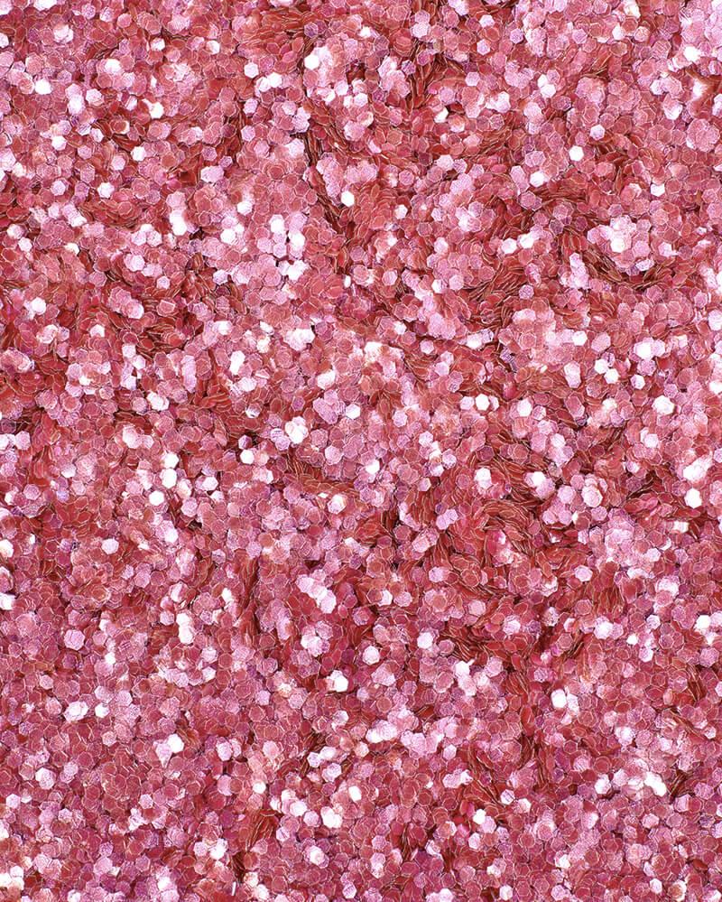 Close-up of pink glitter texture
