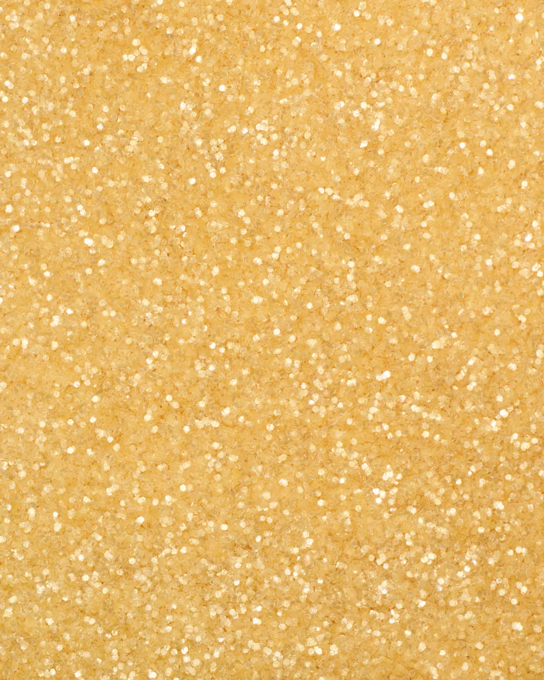 Close-up of gold glitter texture